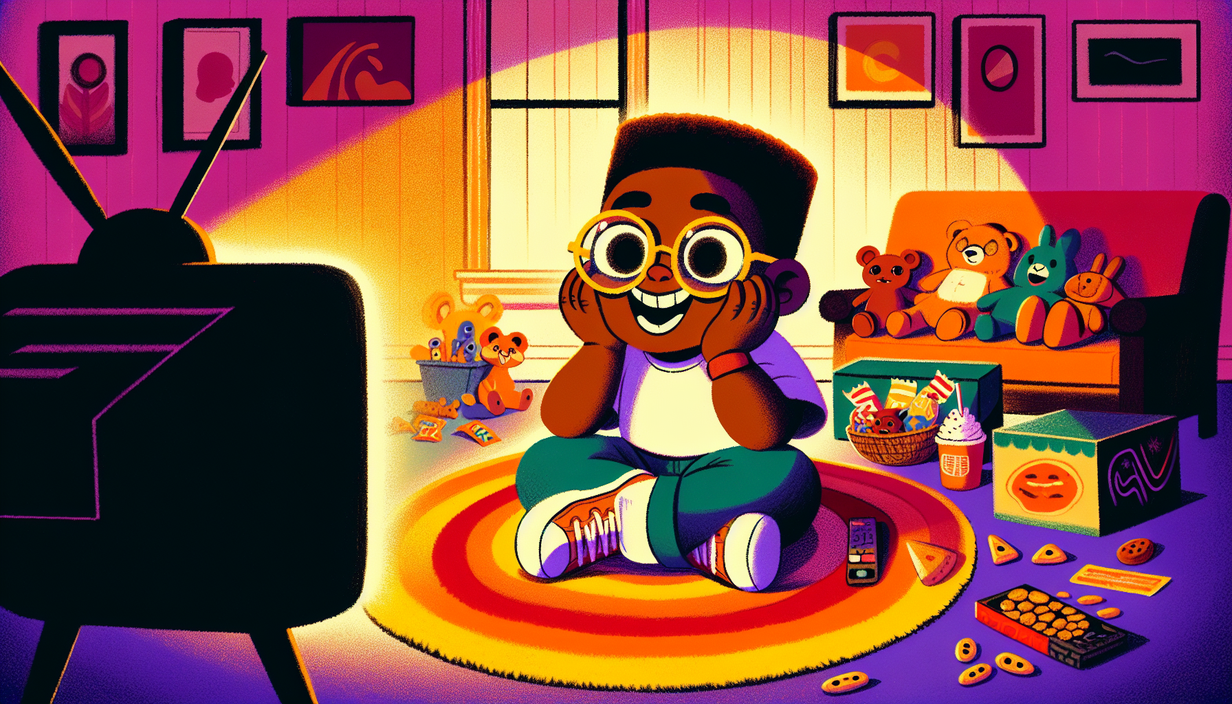 Recognition Flickered While Watching a Childhood Cartoon